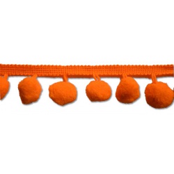 Oranje bolletjesband