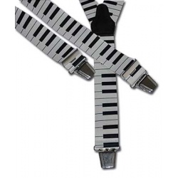 Heren bretels Pianotoetsen