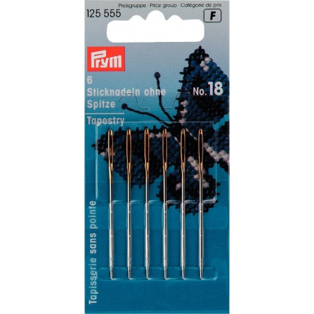 Prym 125 555 Borduurnaald zonder punt No 18
