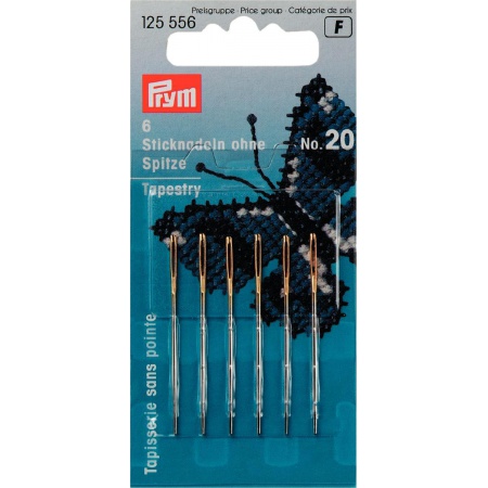 Prym 125 556 Borduurnaald zonder punt No 20