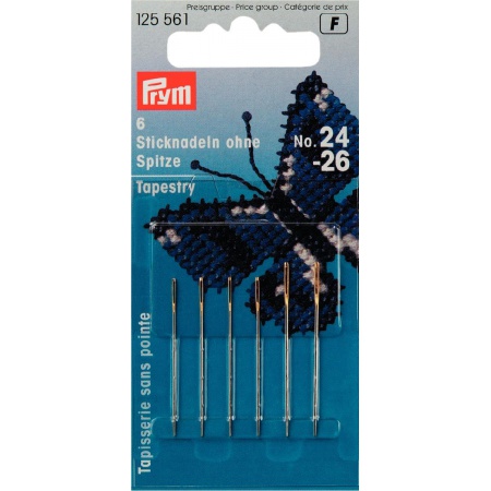 Prym 125 561 Borduurnaald zonder punt No 24/26
