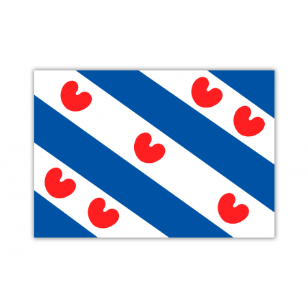 Vlag Friesland opstrijkbaar