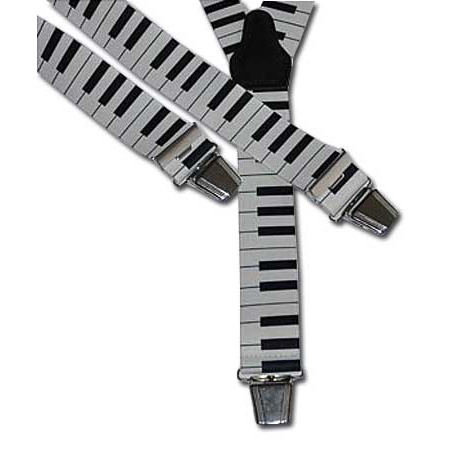 Heren bretels Pianotoetsen